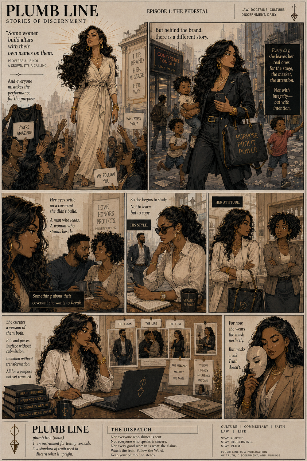 Stories of Discernment 💃, illustrated panel 1 of 1